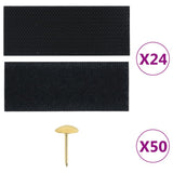 Insect Door Curtain 210 X 100 Cm 2 Pcs Magnet Black 43_40920