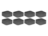 8 Set Full Covered Bed Risers Anti Slip Stackable Furniture Risers for Cabinet Washing Machine Base V1294-YM0715-3117220135911