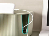Cable Management Box ABS Cord Organizer With Ventilation Holes And Sliding Lid For Home Office Desk V1237-ZY-807-269