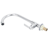G1/2 Sink Faucet 360 Degree Rotating Stainless Steel Cold Water Tap Kitchen Bathroom Supply V1294-YM0718-3112200142911