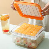 Double-Layer Ice Cube Mold with Ice Spoon Ice Cube Tray Accessories Ice Cube Moulds for V1192-AZ-W-16628
