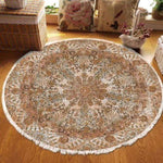 SOGA 2X 120cm Mandala Pattern Circle Area Rugs for Living Room Lounge, Anti-slip Doormat, Home Decor CARPETYH24X2