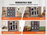 Media Storage Cabinet, 9-layer DVD Shelf Holds up to 756 CDs, Adjustable CD Shelves 27 Compartments, V952-DVDCDCCJKFS2574OVV0