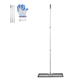VEVOR 10x30in Lawn Leveling Rake 83.9 in Adjustable Handle for Yard Golf Court V952-CPPZPEKCGK10XK3HSV0