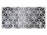200x300cm Large Floor Black & White Geometric Rug Modern Area Carpet for Bedroom & Lounge V63-838371