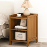 Bamboo Bedside Table Nightstand Storage Bedroom Sofa Side Stand V63-838161