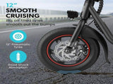 VALK Electric Scooter with Seat, Disc brakes, 12" Tyres, AU Compliant, for Adults, Teens, Commuter, V219-TRNESCVAM3KA