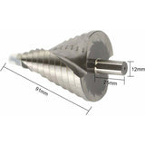 HSS Step Drill 6-60mm - Spiral Large Cone Drill for Metal, Wood, Plastic..DEBUNS V1188-YUMANO-07676-1