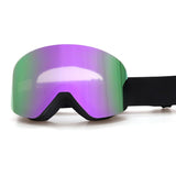 Magnetic Cylindrical Ski Goggles with UV400 Anti-Fog Dual-Lens, Impact-Resistant TPU Frame, V1341-ZY-42KYQZH6-PINK