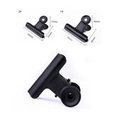 SWETRACE Coating Note Clips Rectangular Document Holding 15Pcs 2In 5*4.7cm Black V1189-LWWAL-20260327-03304