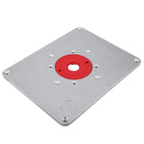 300mm X 235mm X 9.5mm DIY Router Table Insert Plate and Insert Ring Woodworking V1294-YM0727-JY10791