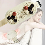 Smart Heating Abdominal Massager with Red Light & Moxa Therapy, 3 Intensity Levels, Forward/Reverse V1385-FBAMY-WU-908-003