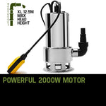 PROTEGE 2000W Submersible Dirty Water Pump Bore Tank Well Steel Automatic V219-PMPDITPROADW2