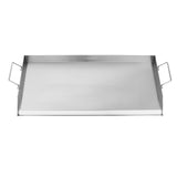 Stainless Steel Griddle, 32x16 inch Universal Flat Top Rectangular Plate, Gas Grill Griddle for BBQ V952-DCJPBXG3217INLUP8V0