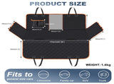 Dog Car Seat Cover for Australia Durable, Easy Install with Side Flaps & Pockets V1102-M-SHOE-32531-GRAY-13A23940