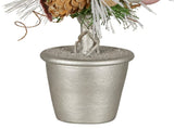 Christabelle 36cm Christmas Tabletop Topiary with Jewelled Baubles and Pine Cone 112_GUE518