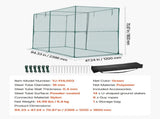 Crop 2.39 x 1.2 x 1.8 m Plant Protection Tent with Zippered Door, Wind-Resistant Tall Crop V952-ZZBHZ1PCS984VTPLP001V0