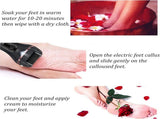 Electric Callus Remover For Feet, Rechargeable Pedicure Kit With 3 Roller Heads, 2 Speeds LED V1237-ZY-807-094