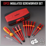 SEDY 13Pcs 1000V Magnetic Insulated Electrician Screwdriver Set VDE Certified V465-94310