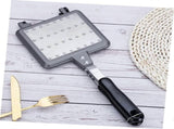 Waffle Mold Pan - Aluminum Nonstick Waffle Baking Dish for DIY Breakfast Waffles V1263-JX-4471