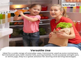 Kitchee 500ml Glass Water Bottle with Stainless Steel Lid - Set of 6 Drink Bottles V238-SUPDZ-41199246966864