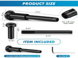 120 Pack Invisible Cable Railing kit, T316 Stainless Steel 1/8" Invisible Receiver and Swage Stud V1258-DP02-C-2812