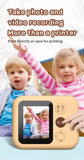 Kids Instant Print Camera with 3 Paper Rolls - Zero Ink Thermal Digital Camera & Video Recorder V888-ELOSUNG41849