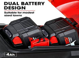 BAUMR-AG 450CX 40V SYNC Cordless Lawn Mower Kit, Fast Charger, 2 x 4Ah Battery, 320mm Grass Cutting V219-MOWCLSBM45CA