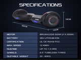 BULLET SX-2000 Hoverboard Scooter, 500W Brushless, UL Certified, AU Compliant, Superior Self V219-TOYHVBBL6BKA