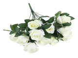 Artificial Roses with Long Stem Simulated Silk Flowers Real Looking Fake Roses Bouquet for V1294-YM0901-3115230060911