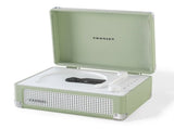 Crosley Cruiser Portable Retro CD Player with Stereo Bluetooth Speakers, FM Radio - Mint V398-CR3505A-MT