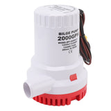 Bilge Pump Silent Boat Submersible DC Micro Drain Marine Sewage for Pond Pool 2000 GPH 12V V1294-YM0717-3111220242211