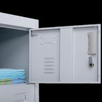 6-Door Locker for Office Gym Shed School Home Storage V63-832681