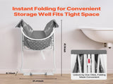 Portable Dog Bathtub, Elevated & Foldable Space-saving Pet Shower Station with Efficient Drainage, V952-GJRQCWYGQHSKWNN3XV0
