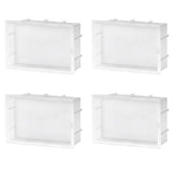 4X Large Resin Molds, Rectangle Silicone Molds for Resin Casting, Epoxy Resin Molds for Flower V1369-AZ3-W-11823