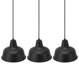 3 PCS Barn Pendant Lamp Holder Adjustable Rope Iron 110240V Farmhouse Pendant Light Holder for Home V1294-YM0901-3119230104411