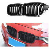 Car Front Grille Grill - Gloss Black V1188-MS-227-2325