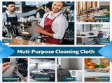 Grey Microfiber Cleaning Cloth -Pack of 12 Microfiber Cleaning Cloth Bulk, 100 Pack Shop Towels, V1258-DP02-C-999