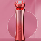 Mode Cooling and Warming Massage Tool with Silents Motor for Sensitives Skin and Tired Eye Relief V1107-110-32773-RED-15CM