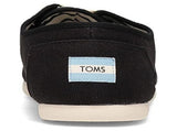 TOMS Heritage Mens Canvas Casual Shoes Sneakers Lace Up Low Cut - Black V563-10013543-US9