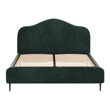 Artiss Bed Frame Queen Size Velvet Dark Green OLAN BFRAME-G-OLAN-Q-GN-ABC