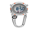 Digital Carabiner Watch Luminous Anti-scratch Precise Backpack Belt Pocket Clip on Watch for Outdoor V1189-WXFWAL-20260319-01393