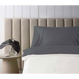 Accessorize Self Tanning Polyester Cotton Sheet Protector 145cm x 220cm Charcoal V442-HIN-SHEETPROTECTOR-POLYCOTTON-CHARCOAL-RE