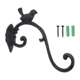 Plant Hanger Iron Outdoor Hanging Bracket Wall Hook for Bird Feeder Lantern Wind Chime Flower Basket V1294-YM0901-3111240046911