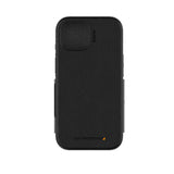 EFM Monaco E-leather Wallet Case Armour With D3O Plus Suits Iphone 15 - Black/Space Grey V578-EFCFLAE605BLA