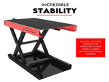 500kg Motorcycle Lift Scissor Jack Work Stand Motorbike Heavy Duty Bike V379-SCISSRSTND