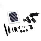 Samland 6V 200LPH Solar Pump with Battery Backup Panel for Small Pond Fountain Feature V1060-P003B