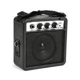 5W Mini Guitar Amplifier Amp Speaker with 3.5mm & 6.35mm Inputs 1/4 Inch Output with Volume Tone V1366-AZ2-W-16326