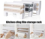 Foil Cutter with Wall Holder for Plastic and Aluminum Foil, 39x10x24cm, Gray V1188-MS-325-1554