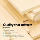 Keezi Kids Toy Box 12 Bins Bookshelf Organiser Children Storage Rack FURNI-G-TOY110-WD